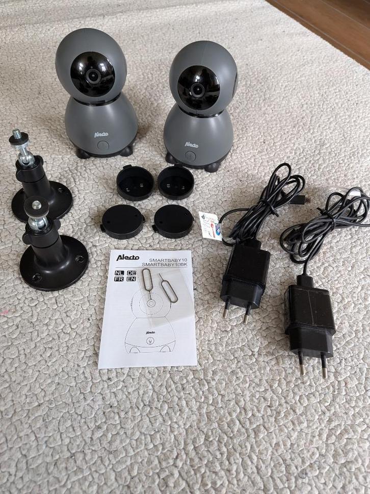 Alecto Wifi Babyfoon met Camera en App, Kinderen en Baby's, Babyfoons, Zo goed als nieuw, 250 meter of meer, Camera, Terugspreekfunctie