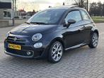 Fiat 500 1.0 Hybrid Sport [ pano schuifdak,leer,ecc,cruise,n, Auto's, Fiat, 4 stoelen, Zwart, Bedrijf, Hybride Elektrisch/Benzine
