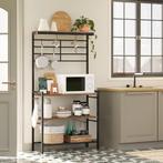 Keukenkast-Baker’s Rack-GRATIS CADEUCE-40D x 162W x 84H, Minder dan 100 cm, 25 tot 50 cm, Bruin, Nieuw