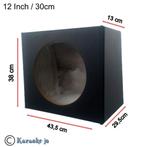 Subwoofer kist MDF 12 inch 30 Cm 27 Liter Carbon Look, Nieuw, Ophalen of Verzenden