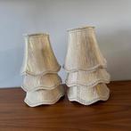 6 lampenkapjes, klemkapjes, barok, klassiek, vintage, zgan., Ophalen of Verzenden, Zo goed als nieuw, Rond, Minder dan 25 cm
