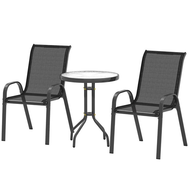 Tuinset met 2 stoelen en tafel bistroset nieuw, Tuin en Terras, Tuintafels, Nieuw, Ophalen of Verzenden
