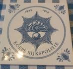 Leuke tegel Korps Rijkspolitie 1945 1970, Ophalen of Verzenden, Landmacht, Nederland