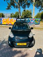 Kia Picanto 1.0 Cvvt 5-DRS 2012 Zwart, Auto's, Voorwielaandrijving, 400 kg, Zwart, Origineel Nederlands