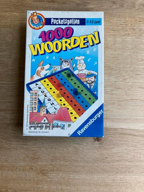 Spel - 1000 woorden, Hobby en Vrije tijd, Gezelschapsspellen | Kaartspellen, Gebruikt, Een of twee spelers, Drie of vier spelers