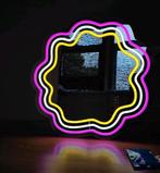 Nieuw Koopje! Neon led spiegel lamp bloemen bloem bloempjes, Ophalen of Verzenden, Zo goed als nieuw