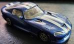Burago Dodge Viper GTS Coupe blauw, Ophalen of Verzenden, Gebruikt, Auto, Overige merken