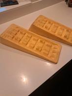 Oprijblokken om caravan/camper waterpas te zetten., Ophalen of Verzenden, Zo goed als nieuw