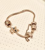 Original Pandora crystal lock + crystal holder & 2 extra, Met kristal, Verzenden, Zo goed als nieuw, Zilver