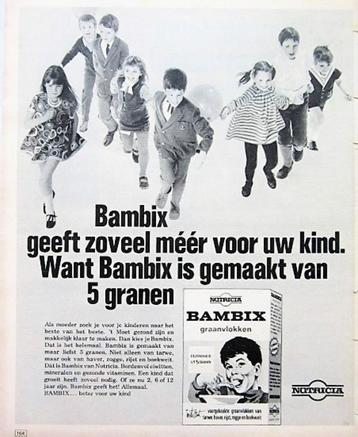 15 vintage advertenties Nutricia 1969-81 Bambix Olvarit beschikbaar voor biedingen