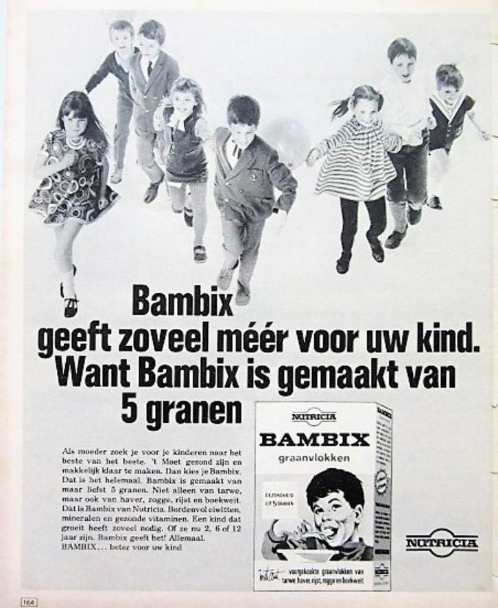 15 vintage advertenties Nutricia 1969-81 Bambix Olvarit, Verzamelen, Retro, Overige typen, Ophalen of Verzenden