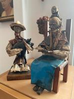 Mexicaanse Papier-Maché Beelden Set van 3 stuks. Handgemaakt, Ophalen of Verzenden