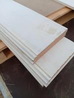Boeidelen Wit Gegrond Sierlijk Profiel 12m, Ophalen, Minder dan 25 mm, Nieuw, Plank