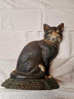 Gietijzeren deur stopper Poes, Ophalen, Gebruikt, Buiten