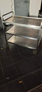 rvs bordenwagens serveerwagen en warmers, Ophalen, Gebruikt, Overige kleuren, 50 tot 100 cm