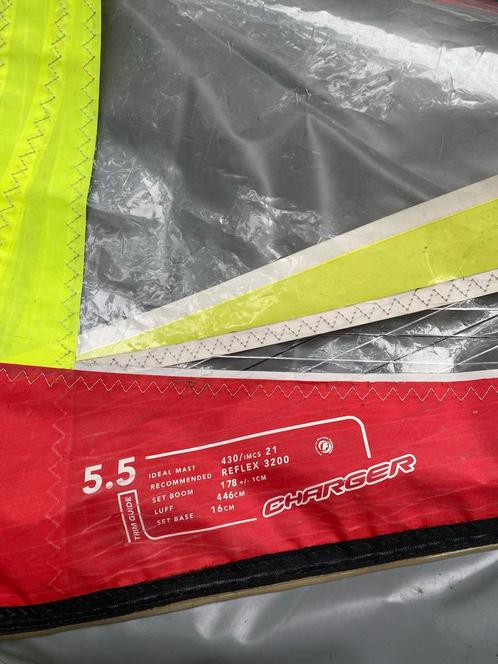 Zeil: Gaastra Charger 5.5, Gaastra Pilot 4.5, Neil Pryde 4.7, Watersport en Boten, Windsurfen, Gebruikt, Zeil, Met draagtas, 5 tot 7 m²