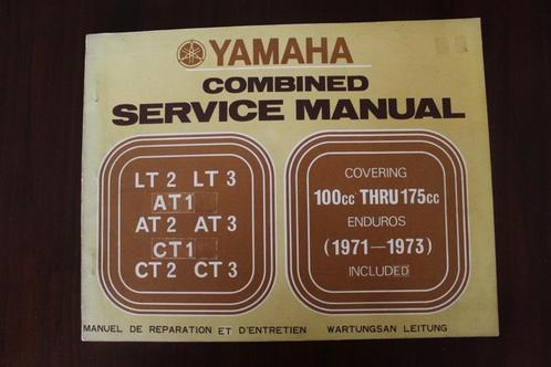 Yamaha 100cc 175cc enduro service manual DT AT CT LT 1971-73, Motoren, Handleidingen en Instructieboekjes, Yamaha, Ophalen of Verzenden