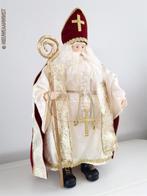 Authentieke etalage Sinterklaas pop - 50cm, rood, Diversen, Sinterklaas, Verzenden, Zo goed als nieuw
