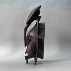 Afrikaans houten helm-masker West-Afrika, Baule/Guro-stijl, Antiek en Kunst, Ophalen of Verzenden