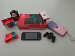 Nintendo Switch V2 2019 met veel extra's!!, Spelcomputers en Games, Switch 2019 Upgrade, Met games, Ophalen of Verzenden, Zo goed als nieuw