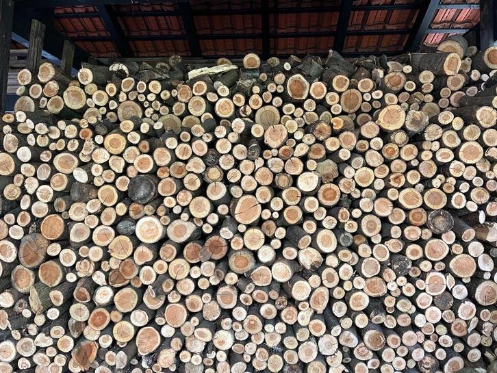 Haardhout Berk en Prunus, Tuin en Terras, Haardhout, Blokken, Berkenhout, 6 m³ of meer, Ophalen