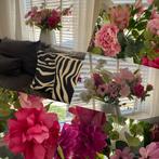 Nieuw! Prachtig groot  zijden boeket bloemen, eyecatcher, Verzenden, Nieuw
