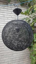 Bol hanglamp webbing, zwart 40 cm, Huis en Inrichting, Lampen | Hanglampen, Ophalen, Zo goed als nieuw, Minder dan 50 cm