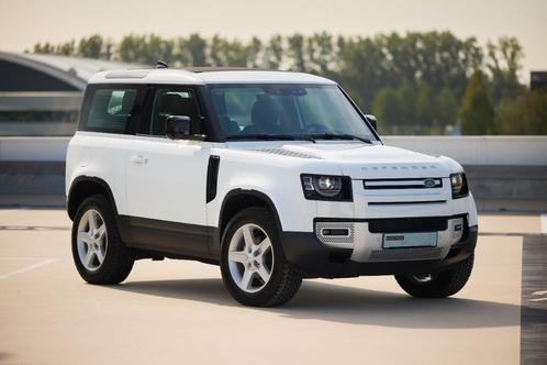 Land Rover Defender 90 D200 SE - Winter Package LED Pano, Auto's, Land Rover, Bedrijf, Defender, Diesel, Automaat, Wit, Zwart