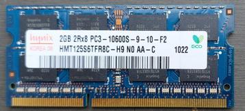 RAM geheugen 2GB 2Rx8 PC3-10600S-9-10-F2 beschikbaar voor biedingen