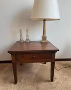 Bijzet tafel/ hoektafel, Huis en Inrichting, Tafels | Bijzettafels, Gebruikt, Vierkant, 55 tot 75 cm, Hout