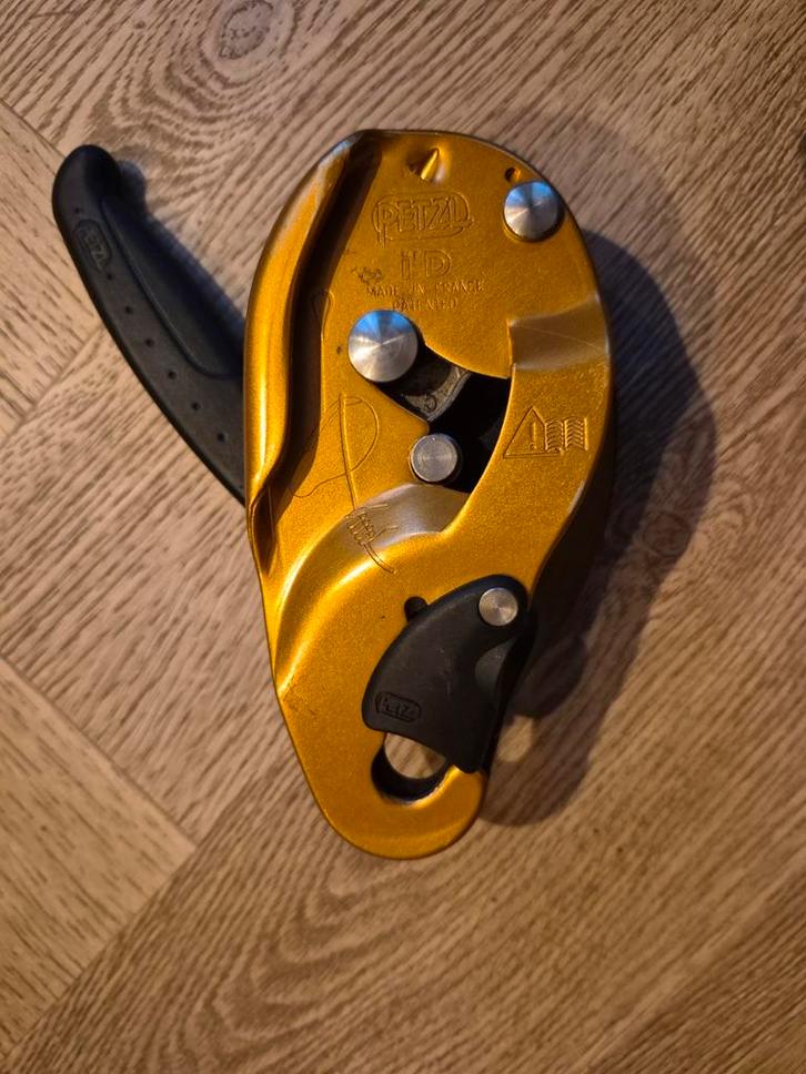 Petzl ID zekerapparaat, Sport en Fitness, Klimsport, Zo goed als nieuw, Klimsport-accessoire, Ophalen of Verzenden