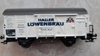 Märklin 4678 - gedekte goederenwagon Haller Löwenbrauerei, Wisselstroom, Wagon, Ophalen of Verzenden, Zo goed als nieuw