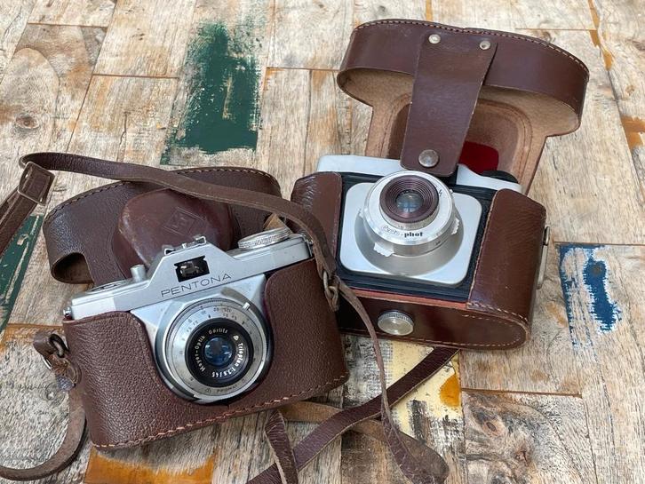 Pentona met Trioplan lens en Certo-phot (sluiters defect), Verzamelen, Fotografica en Filmapparatuur, Ophalen of Verzenden