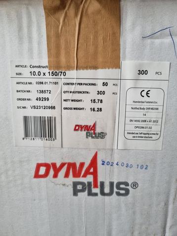 TE KOOP 3 DOZEN DYNA PLUS SCHROEVEN beschikbaar voor biedingen
