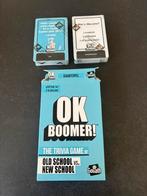 Ok Boomer! Trivia Kaartspel - Nieuw in verpakking, Drie of vier spelers, Ophalen of Verzenden, Nieuw, Reisspel