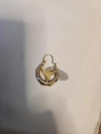 18K Gouden Thunderdome Oorbel, Hangers, Ophalen of Verzenden, Zo goed als nieuw, Goud