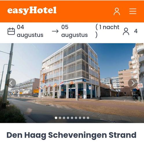 Hotelovernachting 4 persoonskamer EasyHotel Scheveningen, Tickets en Kaartjes, Hotelbonnen, Drie personen of meer, 1 overnachting
