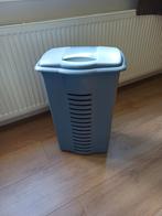 Blauwe Wasmand met Deksel, Huis en Inrichting, Ophalen, Kunststof, Gebruikt, 50 tot 75 cm