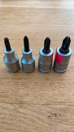 Gedore 4 1/2” kruiskop doppen PH2-3-4 en PZ 3 nieuw., Ophalen of Verzenden, Nieuw