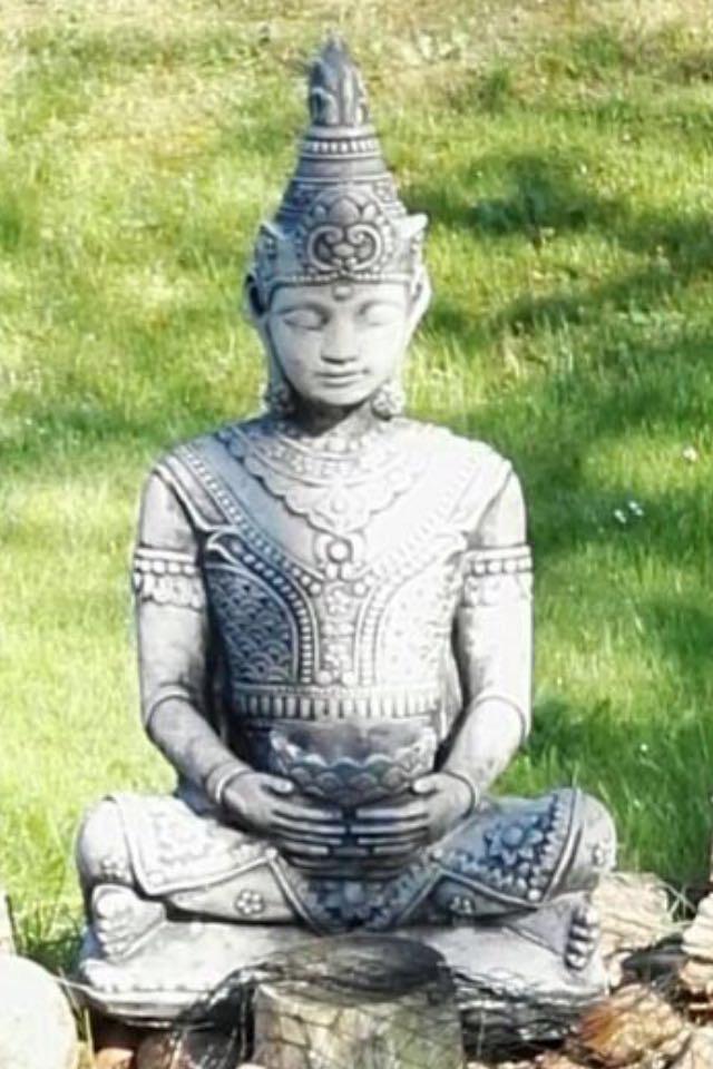 ‼️Buddha 80cm 80kg Tempel Beschermer Vijver Fontein Speier‼️, Tuin en Terras, Tuinbeelden, Nieuw, Boeddhabeeld, Beton, Ophalen