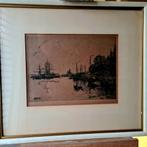 Ets Martin van Waning, Antiek en Kunst, Kunst | Etsen en Gravures, Ophalen of Verzenden