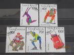 5  ZEGELS  TANZANIA 1994   =941=, Ophalen of Verzenden, Tanzania, Gestempeld