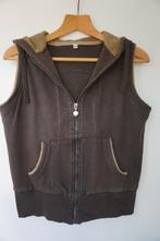 Bodywarmer Zeeman bruin - beige met capuchon maat 38 - 40, Kleding | Dames, Bodywarmers, Maat 38/40 (M), Bruin, Zeeman, Ophalen of Verzenden