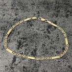 14k gouden armband massief schakel valkenoog, Ophalen of Verzenden, Zo goed als nieuw, Goud