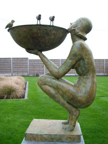 BRONZEN ART-DECO FONTEIN TOPBRONS AAN OUDE PRIJS WEG IS WEG! beschikbaar voor biedingen
