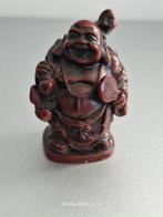 Drie mini Boeddha 's van hars, Ophalen of Verzenden, Zo goed als nieuw, Religie