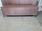 Tv-meubel van mangohout walnoot 165 cm lang, Ophalen, ., 150 tot 200 cm, .