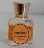 Impudent de Charrieres, Verzamelen, Parfumverzamelingen, Ophalen of Verzenden, Zo goed als nieuw, Miniatuur, Gevuld