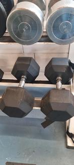 26 kg hexa dumbells, Sport en Fitness, Ophalen, Zo goed als nieuw, Dumbbell