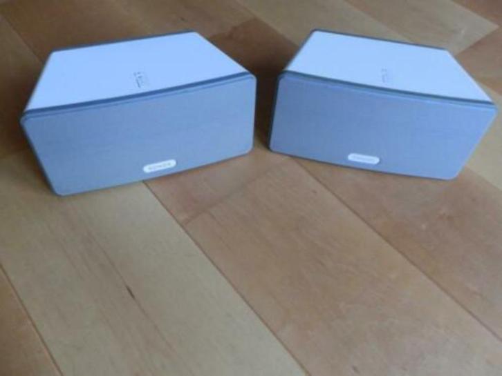 2x Sonos Play 3 (wit), S2., Audio, Tv en Foto, Luidsprekers, Gebruikt, Front, Rear of Stereo speakers, 60 tot 120 watt, Sonos